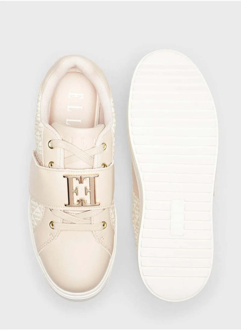 ELLE Lace Up Low Top Sneakers