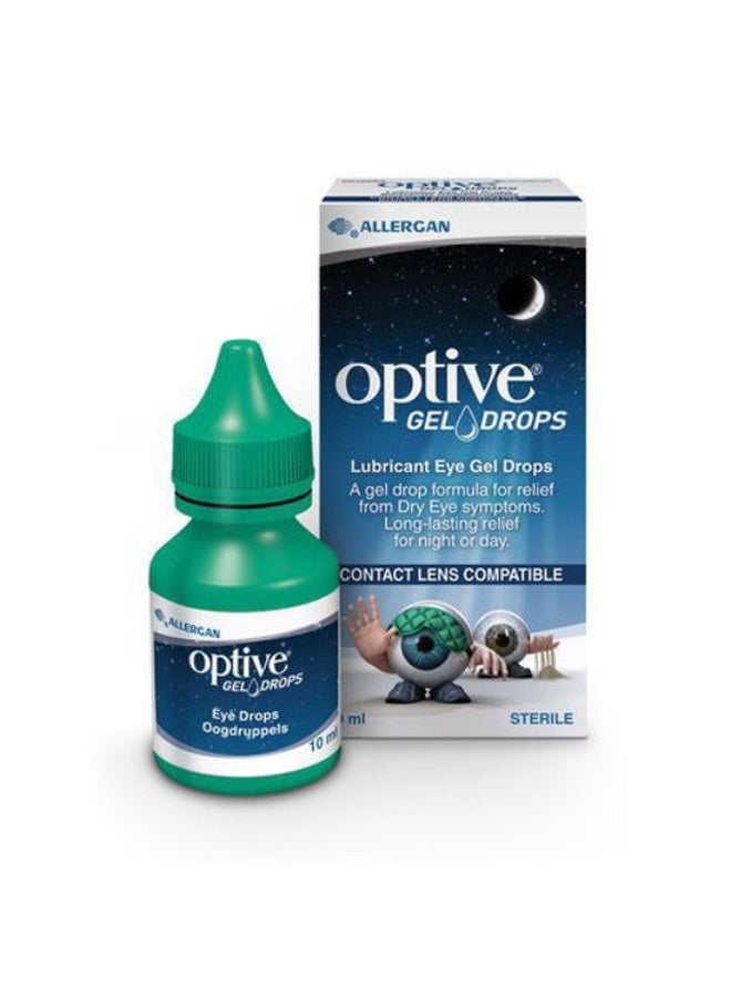 Allergan Optive Gel Eye Drops, Lubricant for Dry Eye, 10ml