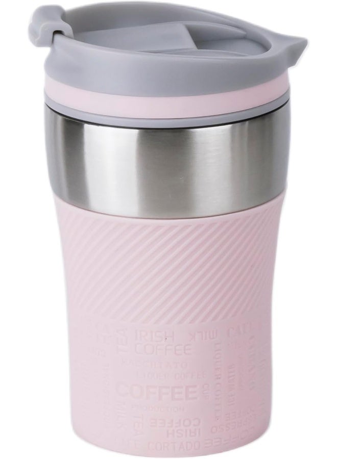 Nessan Insulated Stainless Steel Vacuum Mug, 243Ml - Your Compact Travel Essential For Hot And Cold Beverages Anywhere: Home, Gym, Outdoors, Office, And School - Pink - Image 3