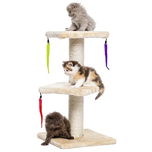 DLAND Cat Wand Toy Refill - 20pcs Universal Feather & Streamer Replacement for Interactive Play - Image 5