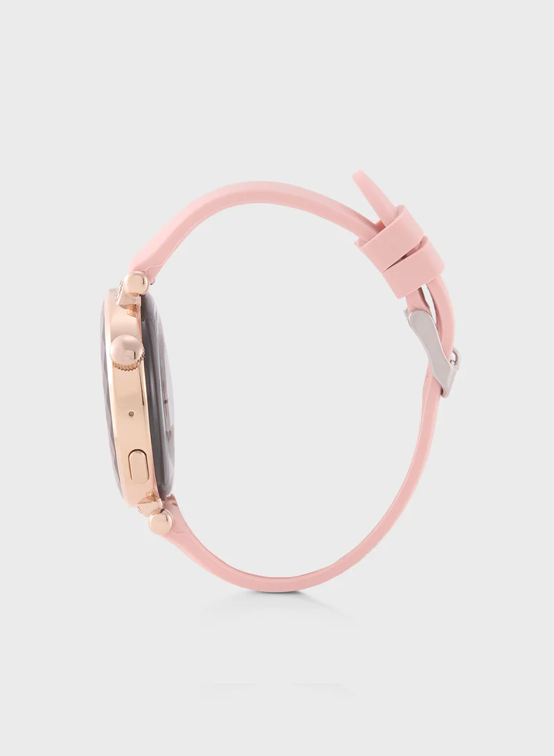 Ginger Amoled Smart Watch With Bluetooth Call, Heart Rate, Blood Pressure And Blood Oxygen Monitoring