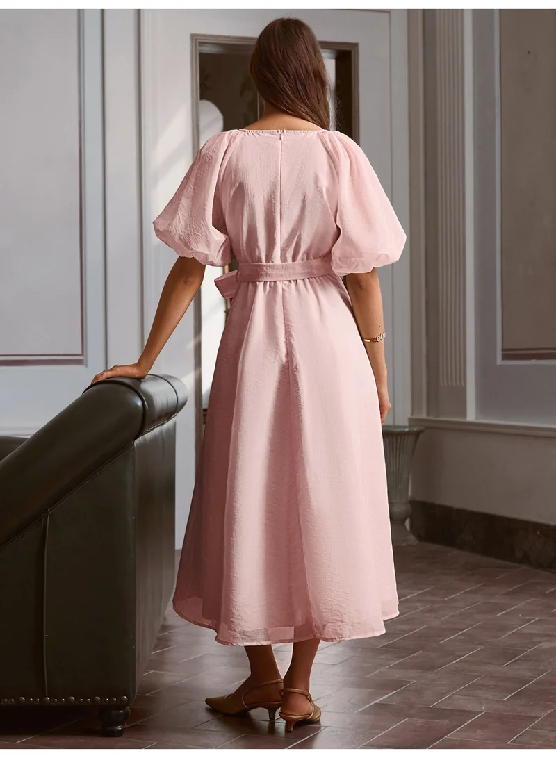 SIMPLEE Women's Summer Elegant DressLight & Comfortable Lightweight Cotton Blend Perfect for Outings