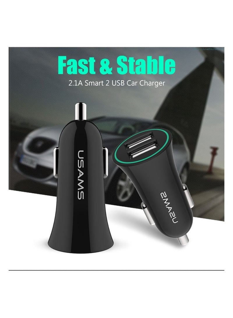 Usams Small Charger 2 in 1 - Image 5
