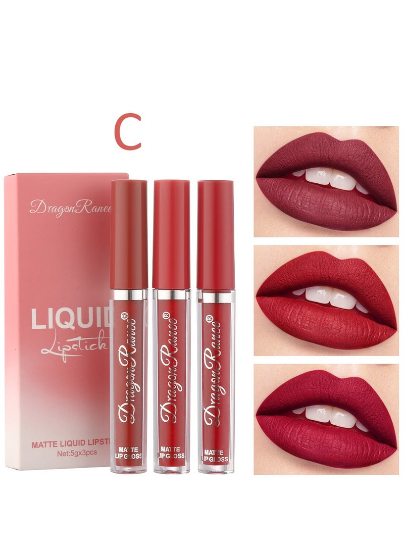 Dragon Ranee LIQUID LIPSTICK MATTE LIQUID LIPSTICK 5G*3PCS - Image 1
