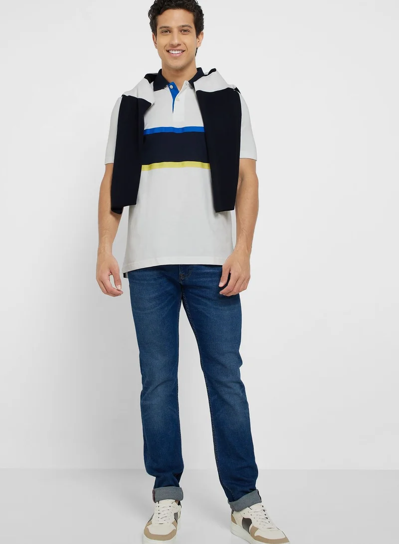 NAUTICA Color Block Polo