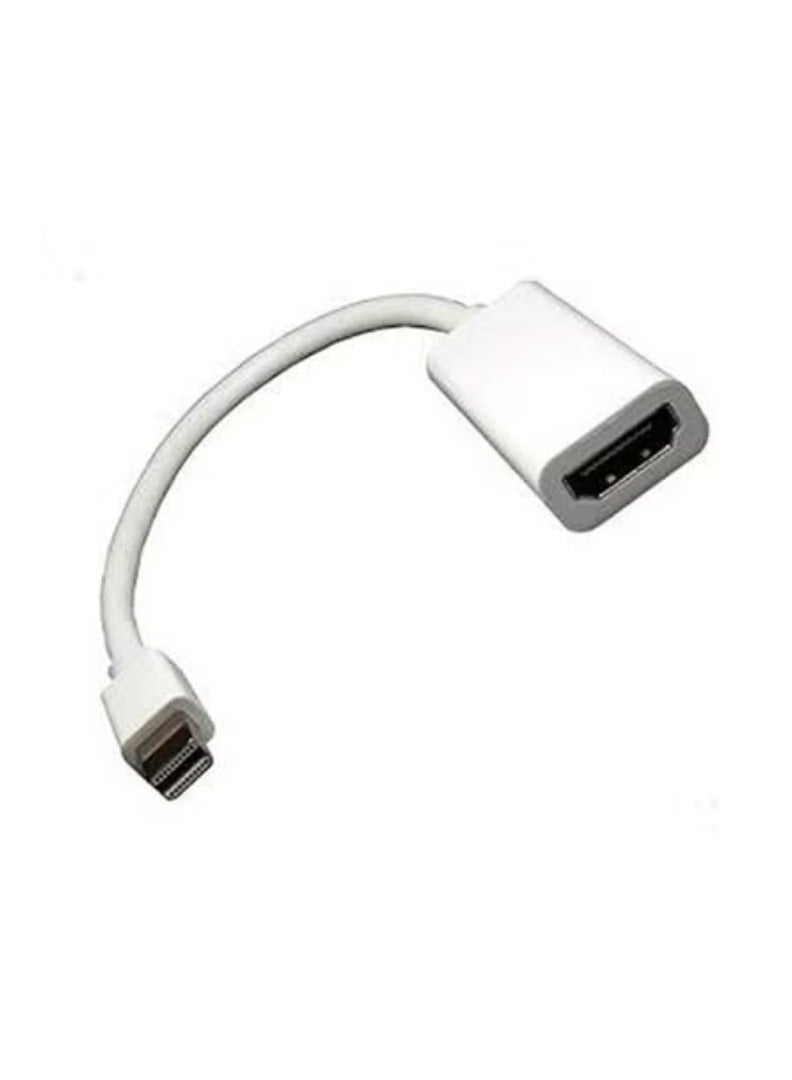 ELTRAZONE Mini DisplayPort to HDMI Adapter Cable – High-Definition Video & Audio Converter for MacBook, MacBook Pro, MacBook Air, iMac, Mac Mini & Compatible Laptops – Supports Full HD/1080p – Plug & Play, Durable Build – White - Image 3