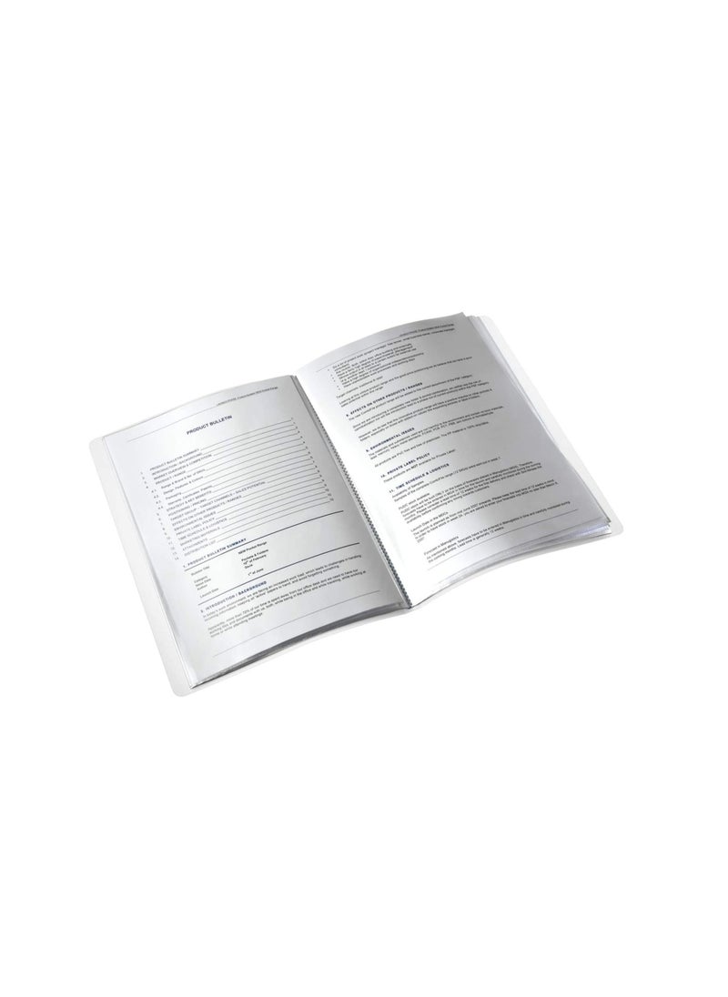 LEITZ - Leitz Wow Display Book A4 40 Pockets Turquoise - Image 1