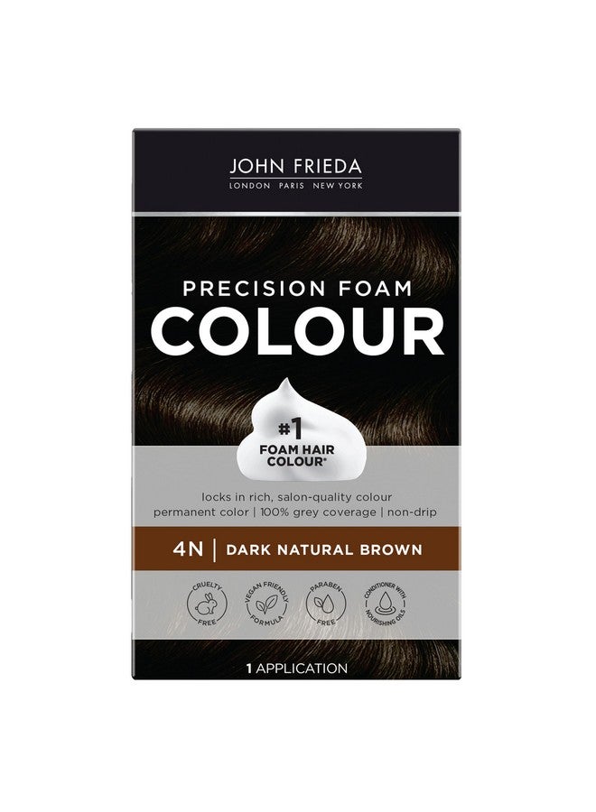 John Frieda Precision Foam Colour, Dark Natural Brown 4N - Image 1