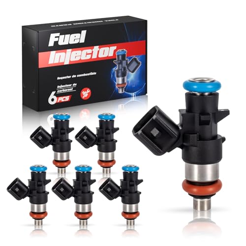 ENA 4 Holes Fuel Injectors Set of 6 Compatible with Jeep Dodge Challenger Chrysler Volkswagen 200 300 Town Country Avenger Charger Durango Grand Caravan V6 20112020 30L 64L for FJ1147 0280158233 - Image 1