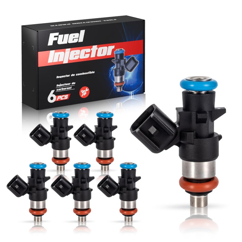 ENA 4 Holes Fuel Injectors Set of 6 Compatible with Jeep Dodge Challenger Chrysler Volkswagen 200 300 Town Country Avenger Charger Durango Grand Caravan V6 20112020 30L 64L for FJ1147 0280158233 - Image 2