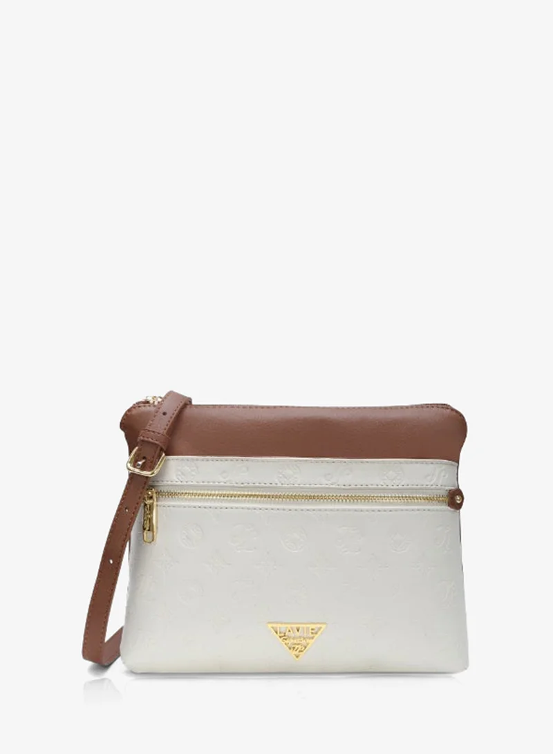 Lavie Signature Women's Galax Colourblock Slingbag (White)