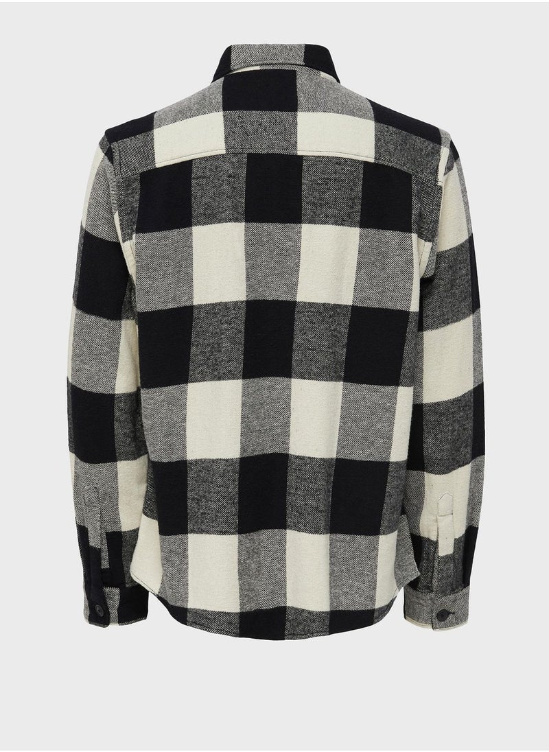 Only & Sons - Checked Regular Fit Shirt - Image 1