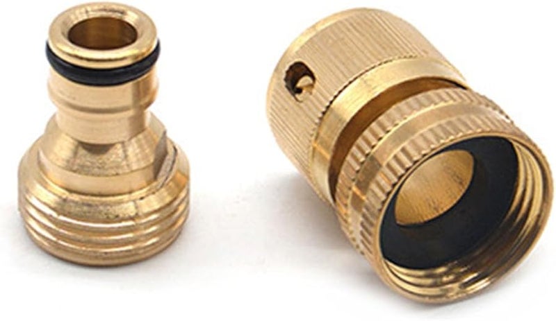 Brass Quick Connector 3 4 Inch Thread Garden Hose Adapter Leak Proof Fitting - Image 5