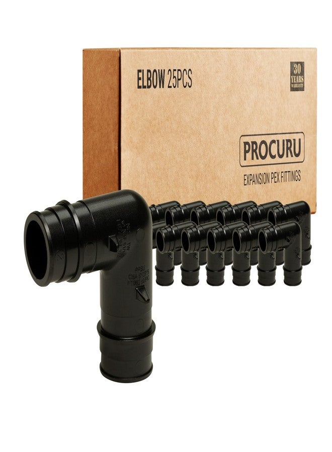 PROCURU [25-Pack] PROCURU 3/4-Inch 90-Elbow Expansion PEX-A F1960 Plumbing Fitting, Certified Safe (8AP9002-25P) - Image 1