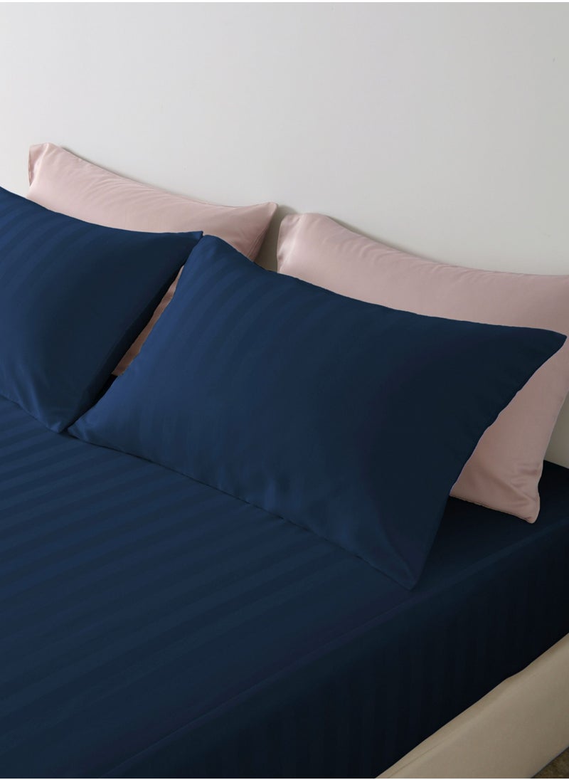 King Microfiber Sheet Set, King Size 3 Pieces, Hotel Stripes design - pzsku/Z21DA1CAF786577669EEBZ/45/_/1709015773/6c7082f9-eb22-44e0-a767-3ed6cba09769