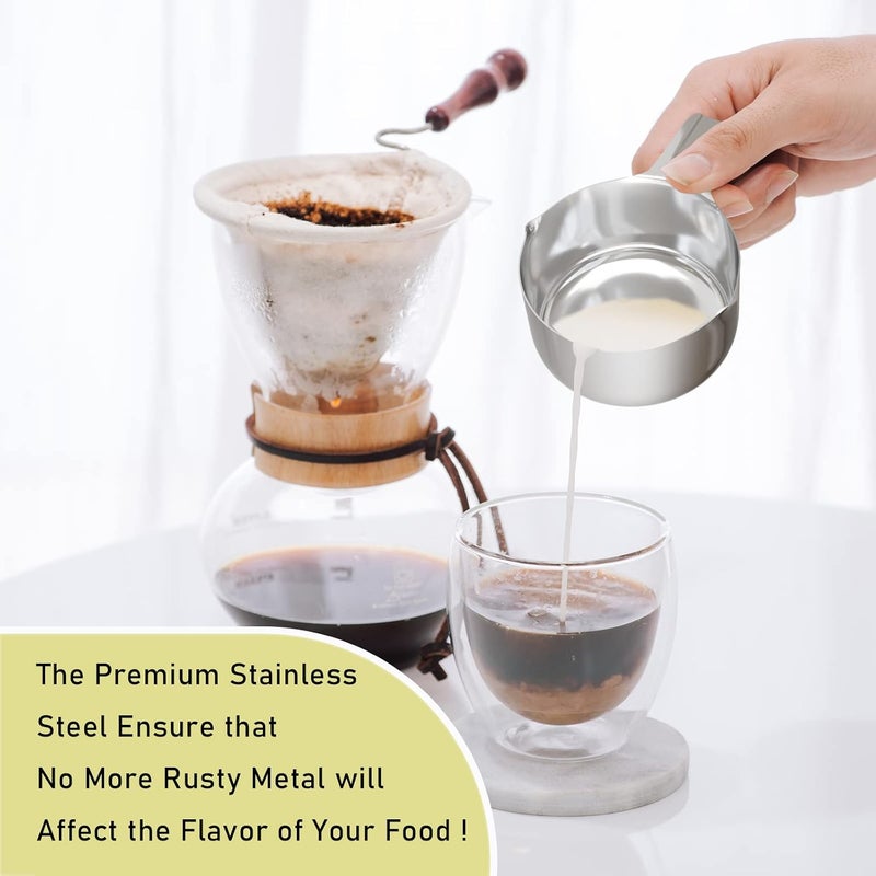 BERYLER 2 Cup (480 ml | 480 cc | 16 oz) Measuring Cup, Stainless Steel Measuring Cups, Metal Measuring Cup, Kitchen Gadgets for Cooking - Image 4