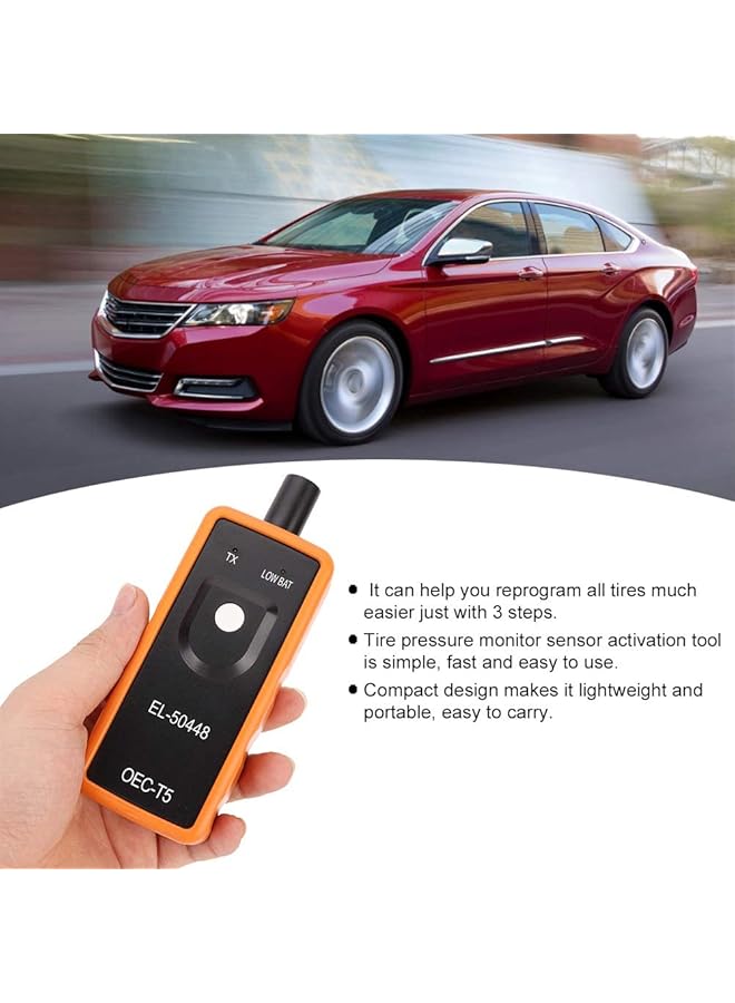 Excefore Auto Tire Sensor Pressure Monitor System Programming Training Activation Tool Automotive Oec-T5 El For Gm/Chevy/Cadillac Series Vehicles - Image 2