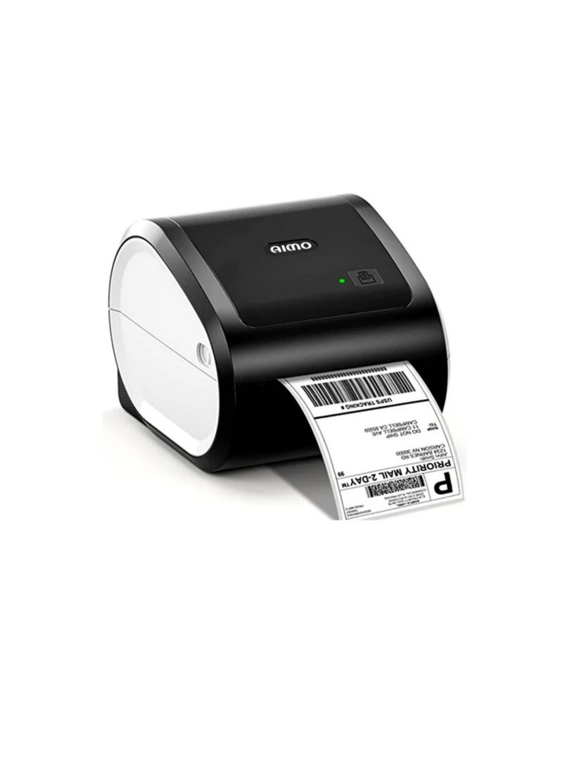 AIMO طابعة ملصقات حرارية بلوتوث 4X6 - D520BT طابعة ملصقات شحن لاسلكية مع حامل مدمج، صانع ملصقات حرارية لطرود الشحن المرتجعة - Image 2