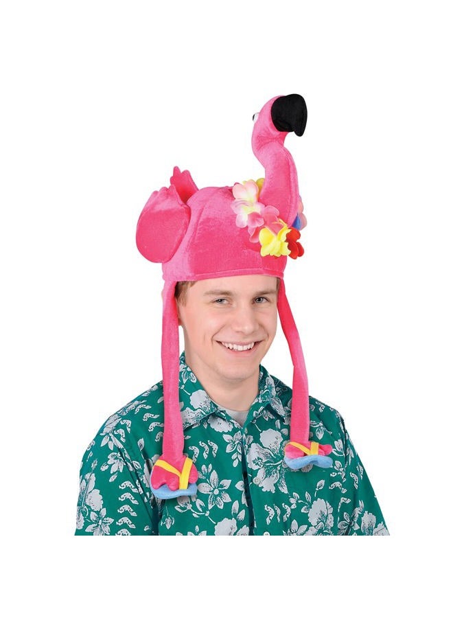 Beistle Plush Flamingo Hat Party Accessory (1 count) (1/Pkg)  - Image 5