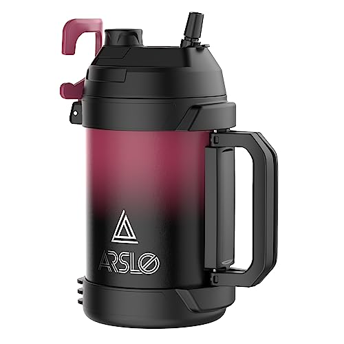 Arslo Sports Water Jug - Gallon Water Bottle - Large Insulated Stainless Steel Bottle for Gym, Workouts, Basketball, Football, Soccer - Keep Water Cold for Up To 24 Hours - 108OzNEW - Image 1