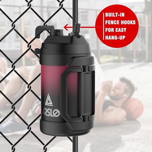 Arslo Sports Water Jug - Gallon Water Bottle - Large Insulated Stainless Steel Bottle for Gym, Workouts, Basketball, Football, Soccer - Keep Water Cold for Up To 24 Hours - 108OzNEW - Image 4