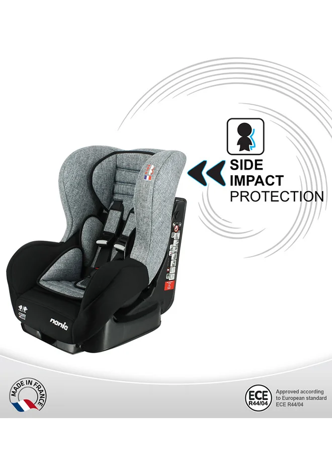Nania Cosmo Silver Tech Baby Car Seat, Group 0,1 (0-18Kg), Suitable From Birth