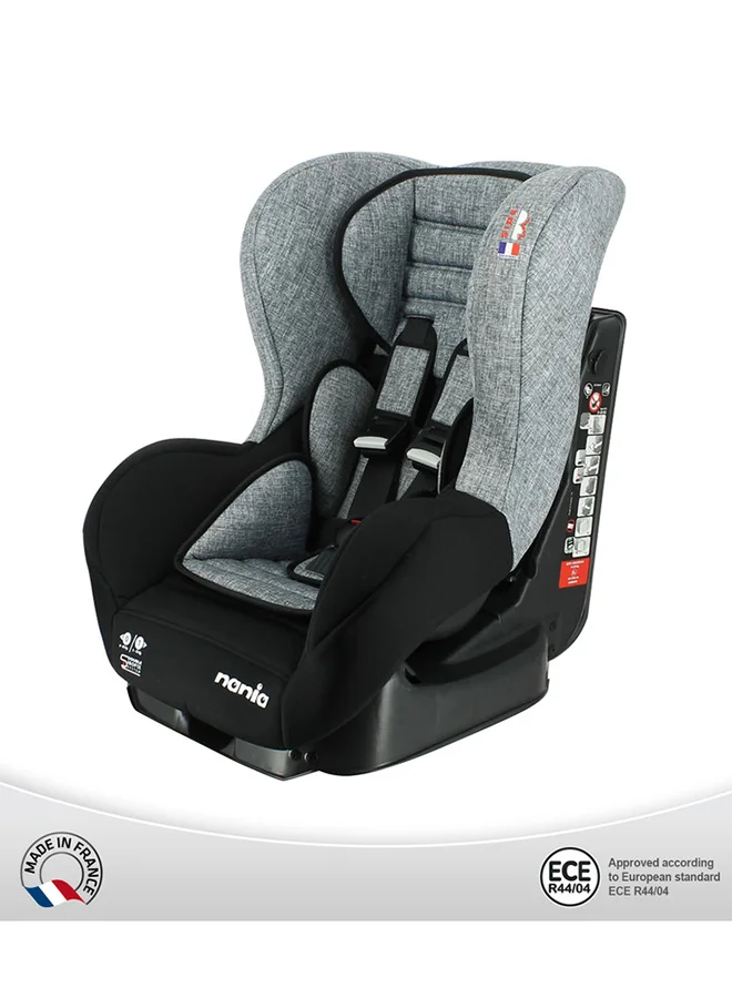 Nania Cosmo Silver Tech Baby Car Seat, Group 0,1 (0-18Kg), Suitable From Birth