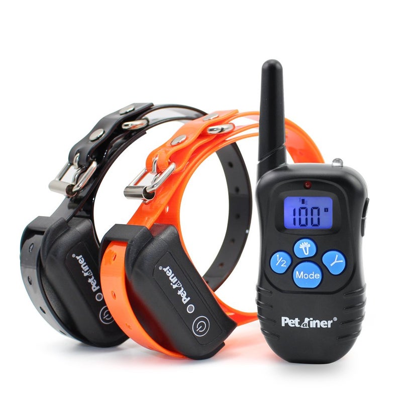 Petrainer Training Collar for Dogs - Waterproof Rechargeable Dog Training E-Collar with 3 Safe Correction Remote Training Modes, Static, Vibration, Beep for Dogs Small, Medium, Large - Image 1