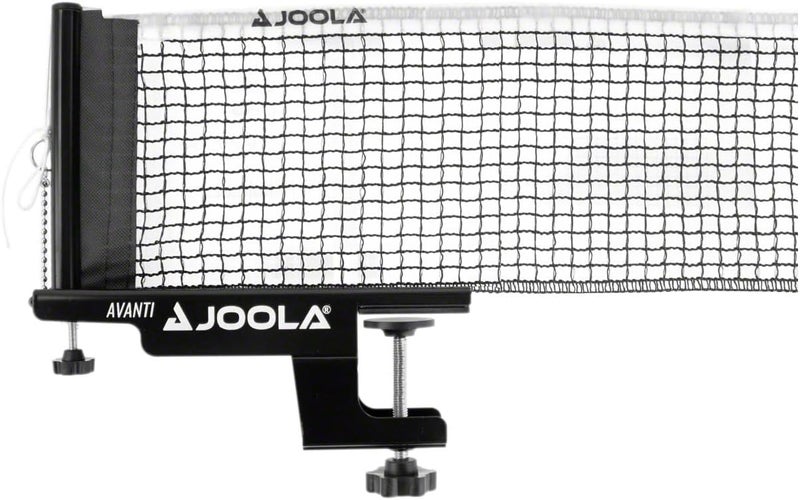 JOOLA Premium Avanti Table Tennis Net and Post Set - Portable 72" Regulation Size with Screw-On Clamp, Black/White - Image 2