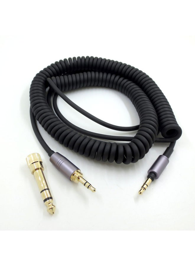 Exclusive For Sony WH-1000XM2 XM3 XM4 H900N XB910N Headset Audio Cable-Color:Black-Length:1.5 M  - Image 1