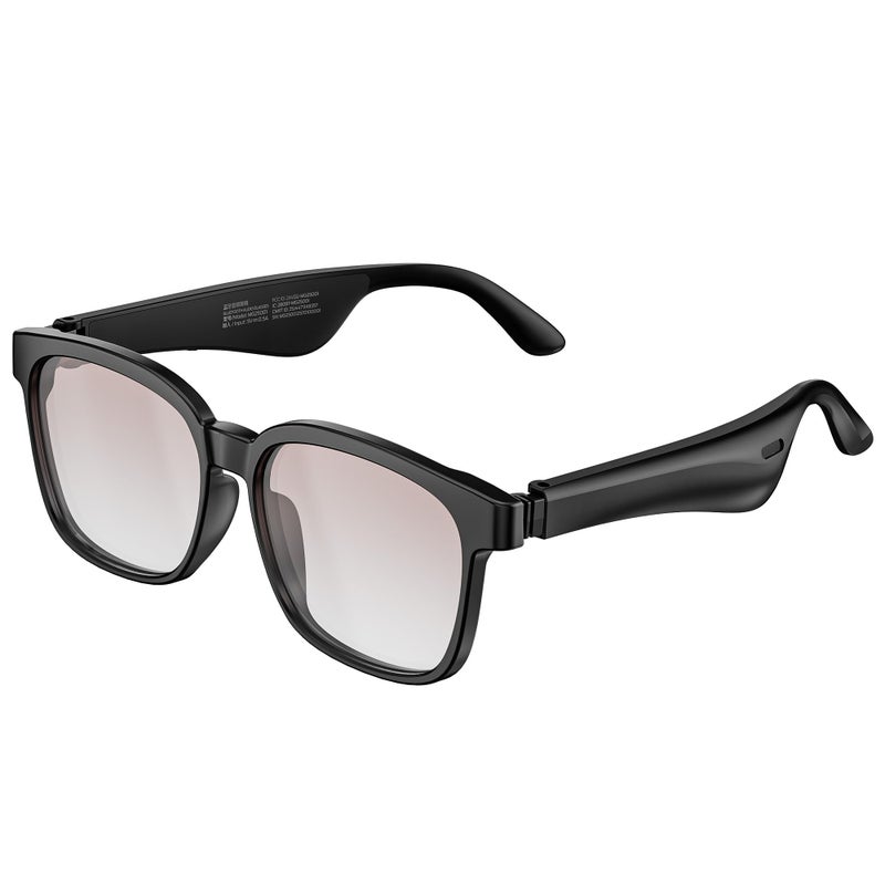 Oraolo Smart Glasses, Polarized Sunglasses with Bluetooth Speaker, Wireless Music & Calls, Athletic/Outdoor UV Protection and Voice Control, Unisex(Brown) - Image 1