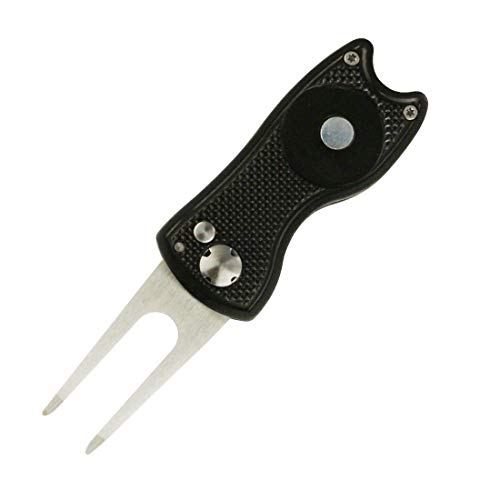 PINMEI أداة ديفوت قابلة للطي من PINMEI مع علامة كرة الجولف (أسود 03) - Image 5