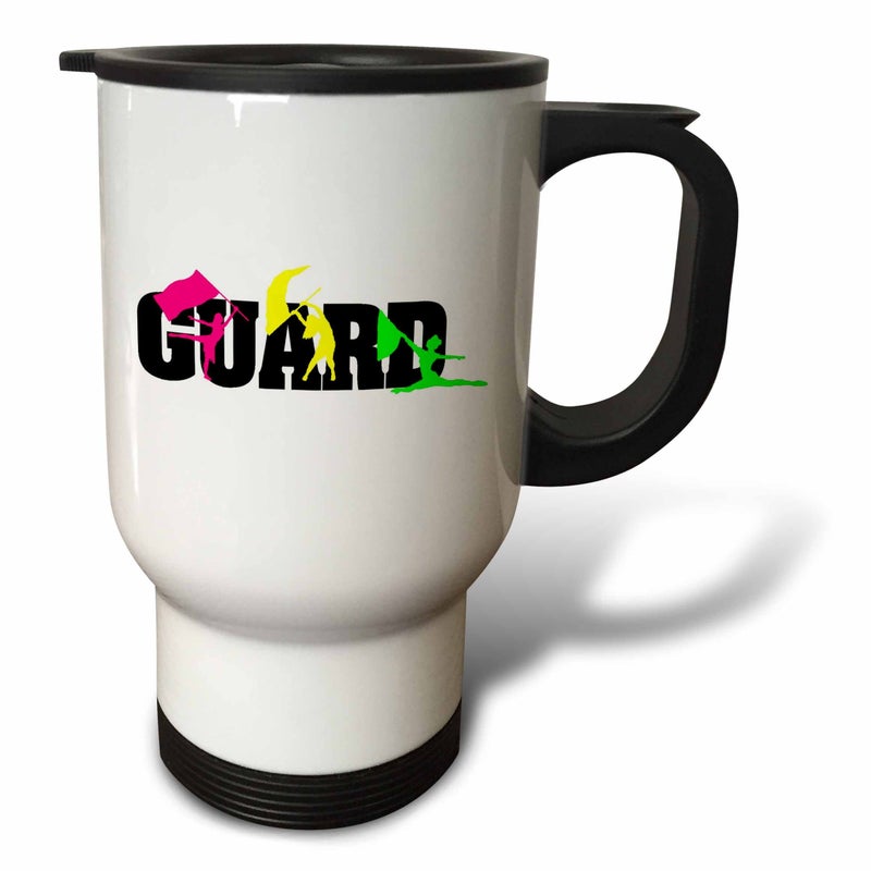 3Dروز مج مطبوع عليه كلمة "Guard" مناسب للسفر - Image 4