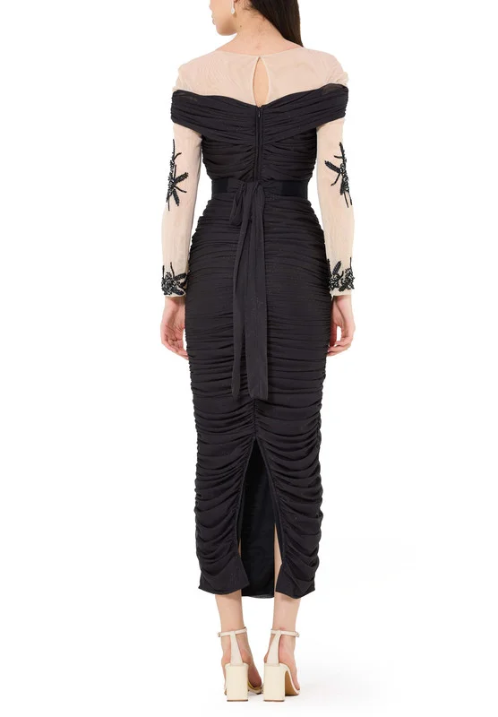 Amri Off-Shoulder Ruched Dress