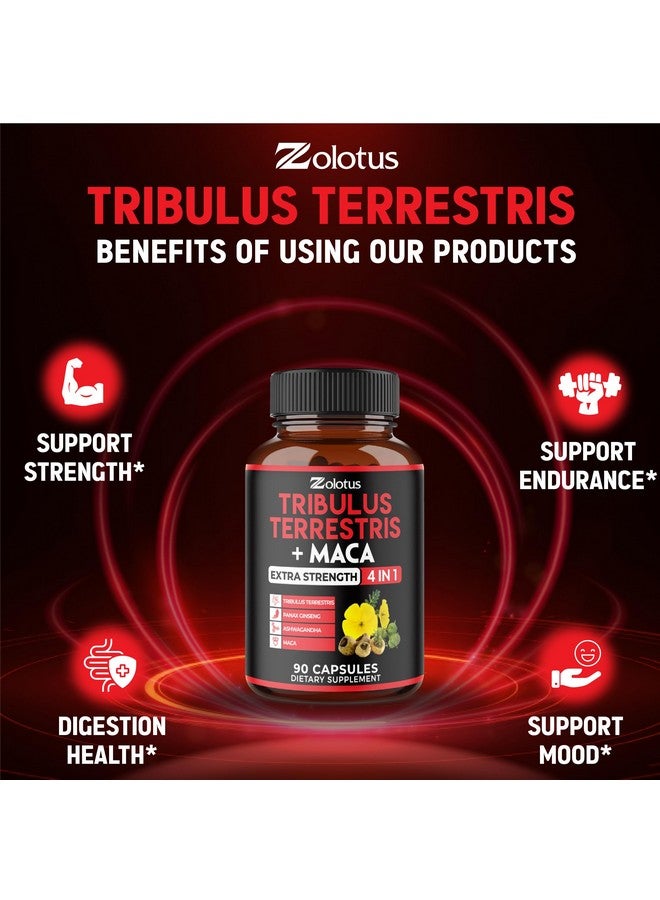 Zolotus Zolotus 2 Packs Tribulus Terrestris with Maca Root Ashwagndha Root, Panax Ginseng - 6 Months Supply  - Image 5