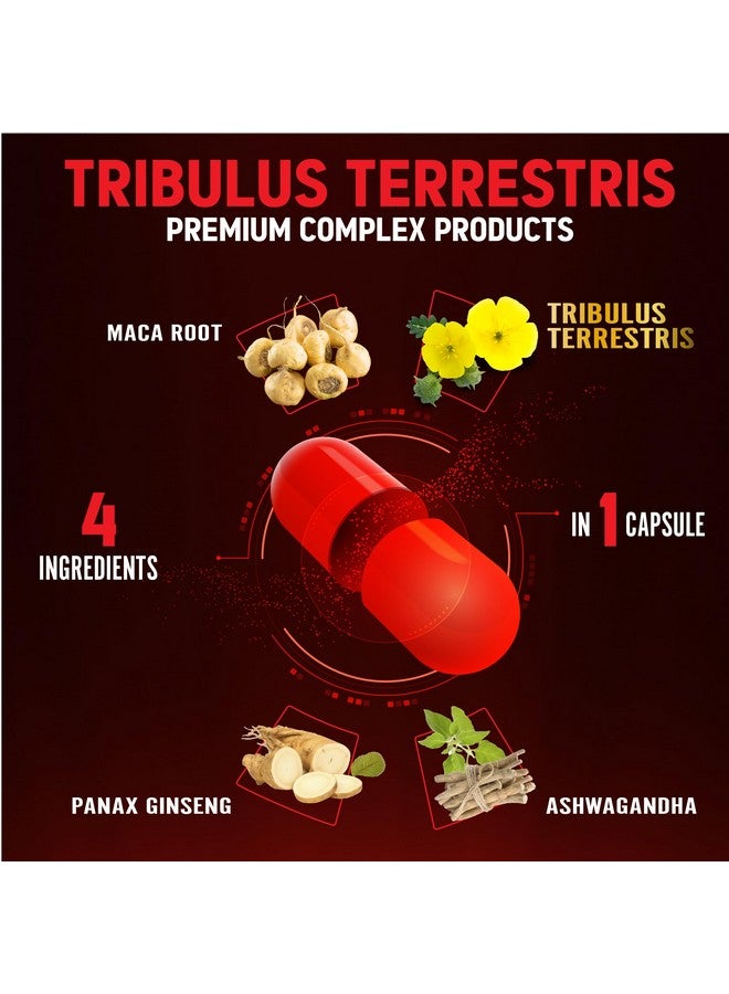 Zolotus Zolotus 2 Packs Tribulus Terrestris with Maca Root Ashwagndha Root, Panax Ginseng - 6 Months Supply  - Image 3