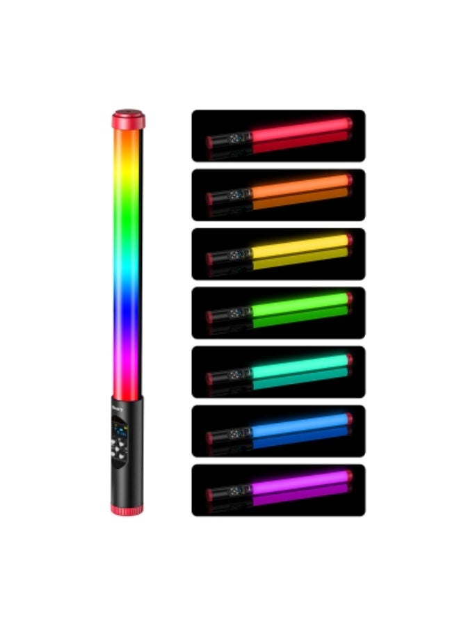 Jmary Premier RGB Photography Lamp Portable Handheld LED Video Light Wand 10W With Multiple Colors Different Light Effects Universal with Remote Control Waterproof Lighting Bar - Image 2