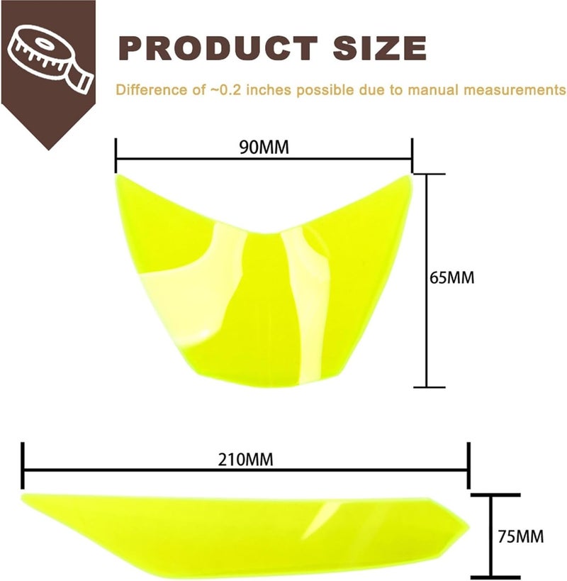Headlight Lens Guard for Aprilia RS660/RS457 2020-2023 Motorcycle Front Headlight Cover Guard Screen Lamp Protection Lens Accessories Light lamp Protection Shade(Gray) - Image 3