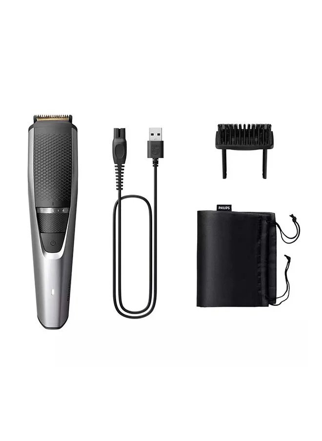 فيليبس Beard Trimmer BT3232/15 Precision Beard Styling for Effortless Grooming 20 Length Settings, Maintenance-Free Blades, No Oil Required 90min Cordless Use, Battery Indicator