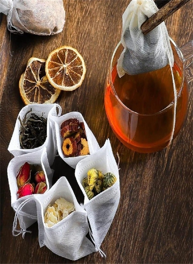 Forest Home Disposable Drawstring Tea Bags for Loose Leaf Tea 7x9cm, 200pcs Bulk Empty Tea Filter Sachets Infuser Strainers for Coffee Spice Herbs Everyday Use Home Brewing - Image 5