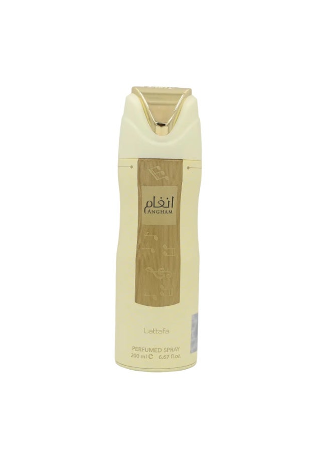 Lattafa Angham Deo Perfumed Spray For Unisex 200ml