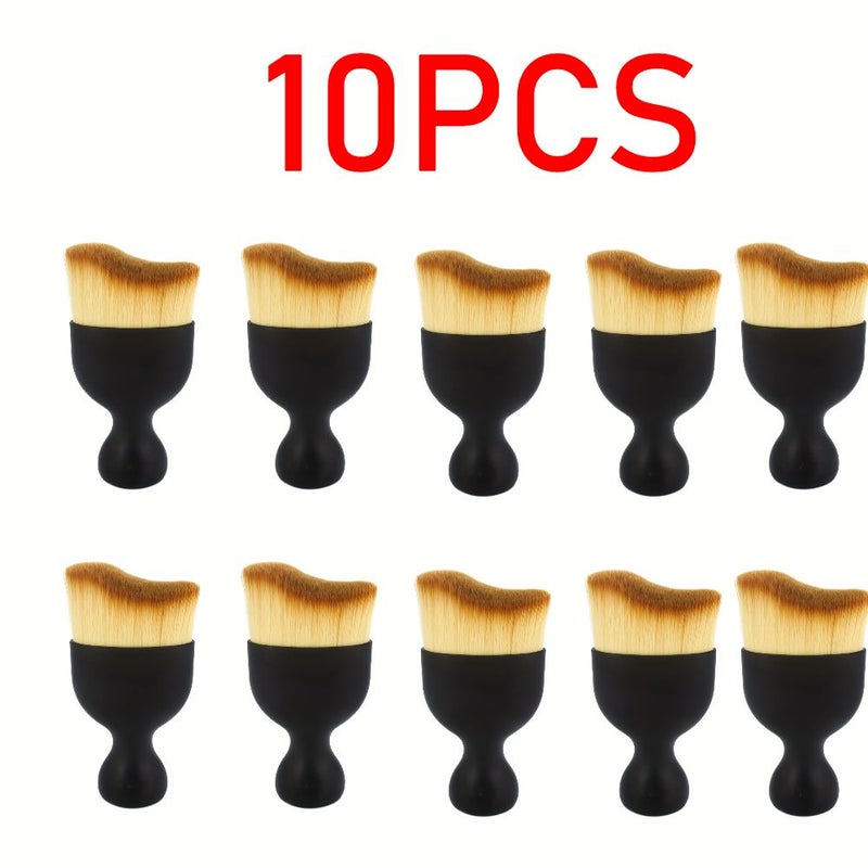 10 Pcs Compact Soft Cleaning Brushes For Car Console Vents Dust - Image 2
