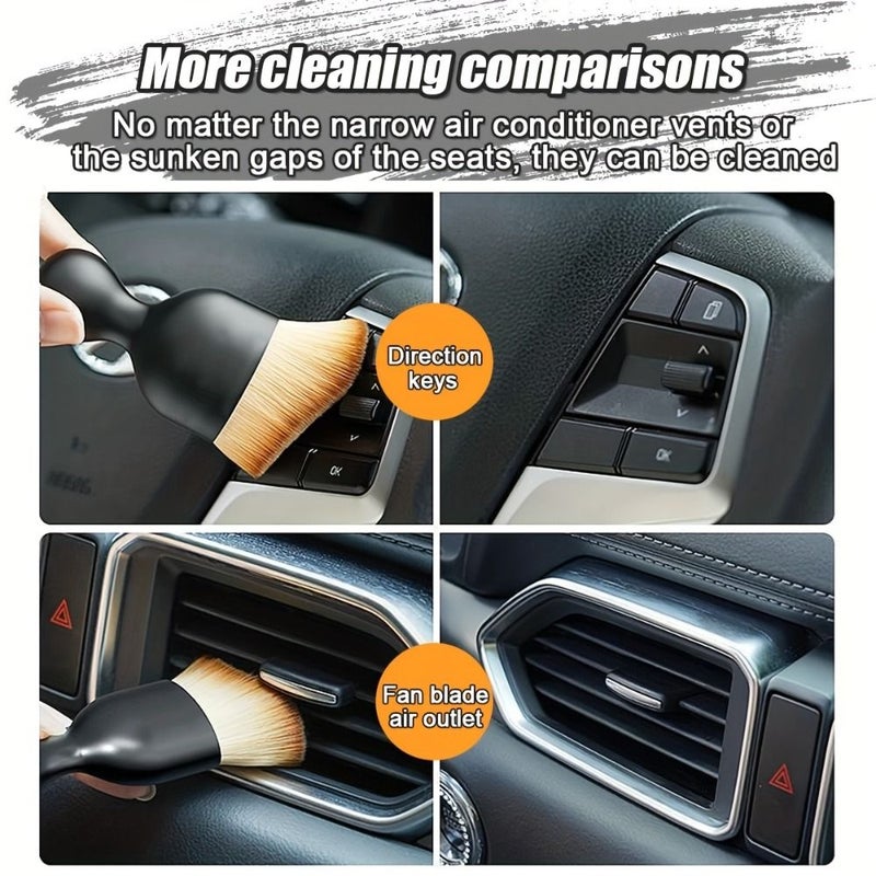 10 Pcs Compact Soft Cleaning Brushes For Car Console Vents Dust - Image 5