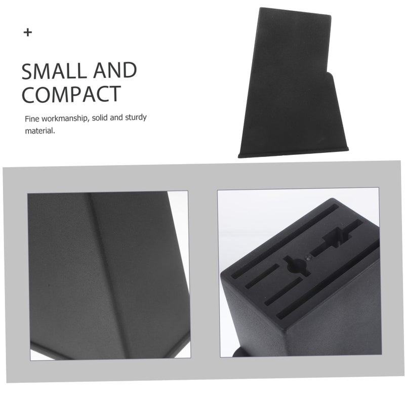 Multipurpose Cutter Holder Stand With Drainage Smooth Plastic Design Easy Cleaning Space Saving - Image 4
