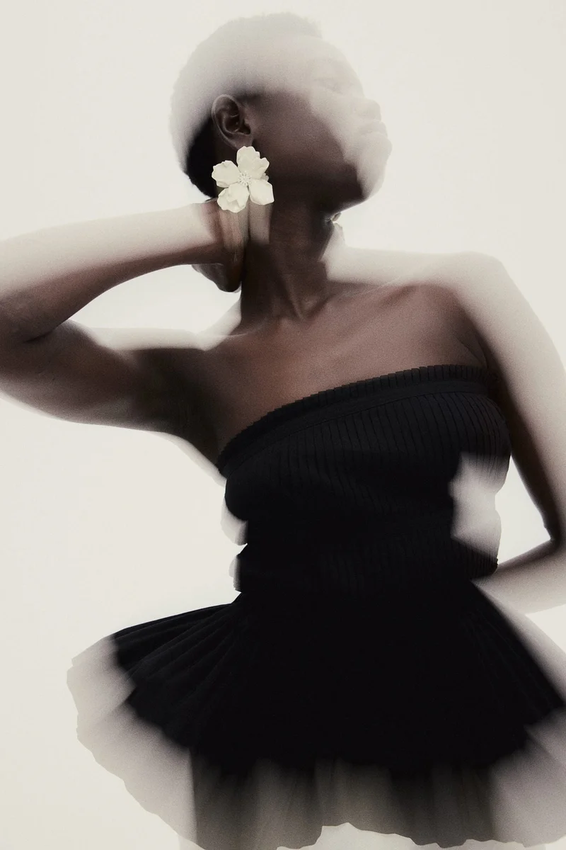 H&M Pleated bandeau top