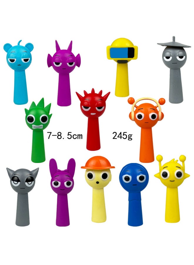 Generic - Rhythm Box Hand-made Doll Depler Simon Jeven Music Game Peripheral Model Ornaments-Color:Large Blake - Image 1