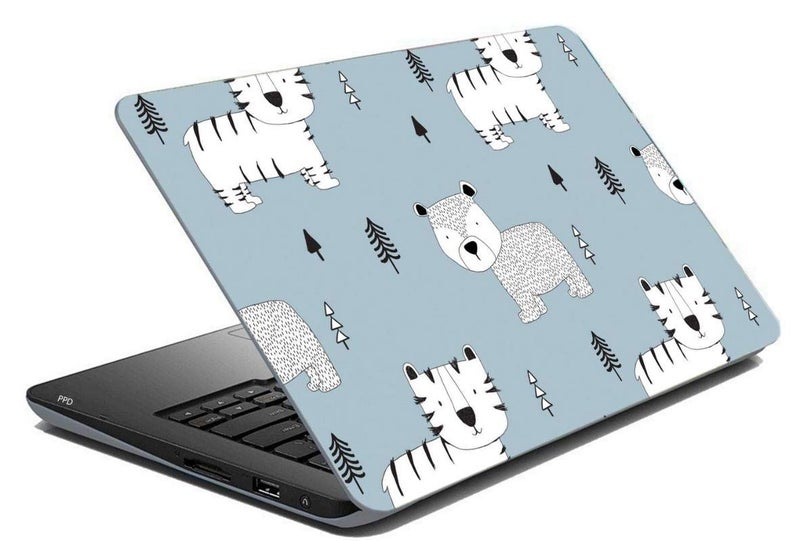 Paper Plane Design Laptop Skin for Upto 17 in Laptops - Image 5
