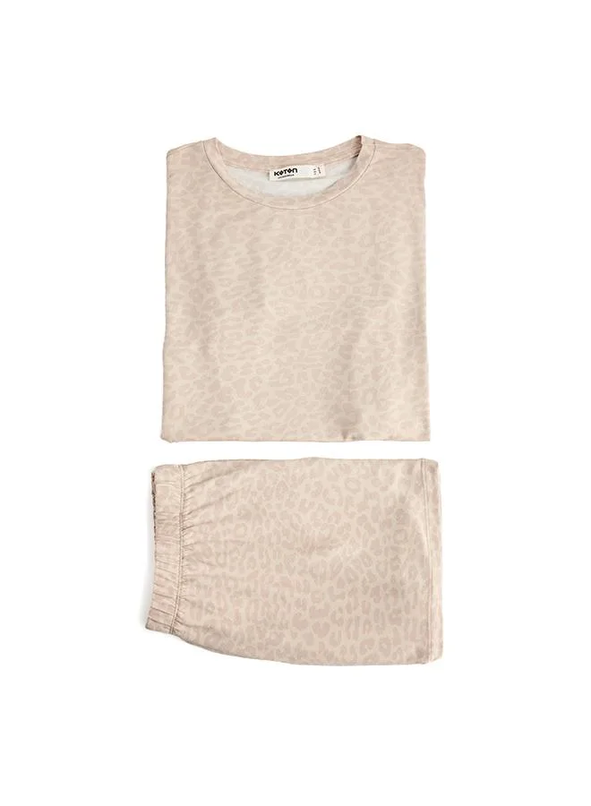 Printed Pajama Set