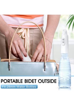 Excefore Portable Bidet Upgraded Electric Travel Mini Handheld Personal Sprayer for Hygiene Cleaning/Postpartum Care/Hemmoroid Treatment (Grey)  - Image 2