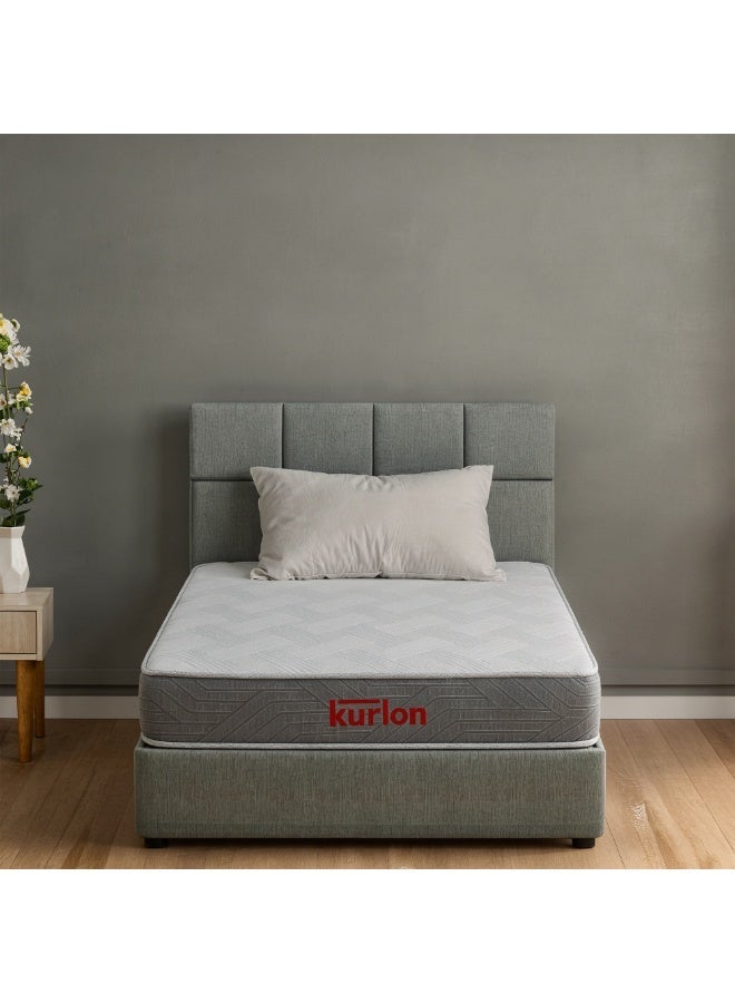 Kurlon مرتبة كيرل-أون المزدوجة | راحة مزدوجة | دعم ناعم وصلب | مرتبة مزدوجة قابلة للعكس | رغوة عالية المرونة (HR) | مرتبة سرير بحجم فردي | 200×90×20 سم | ضمان 10 سنوات - Image 1